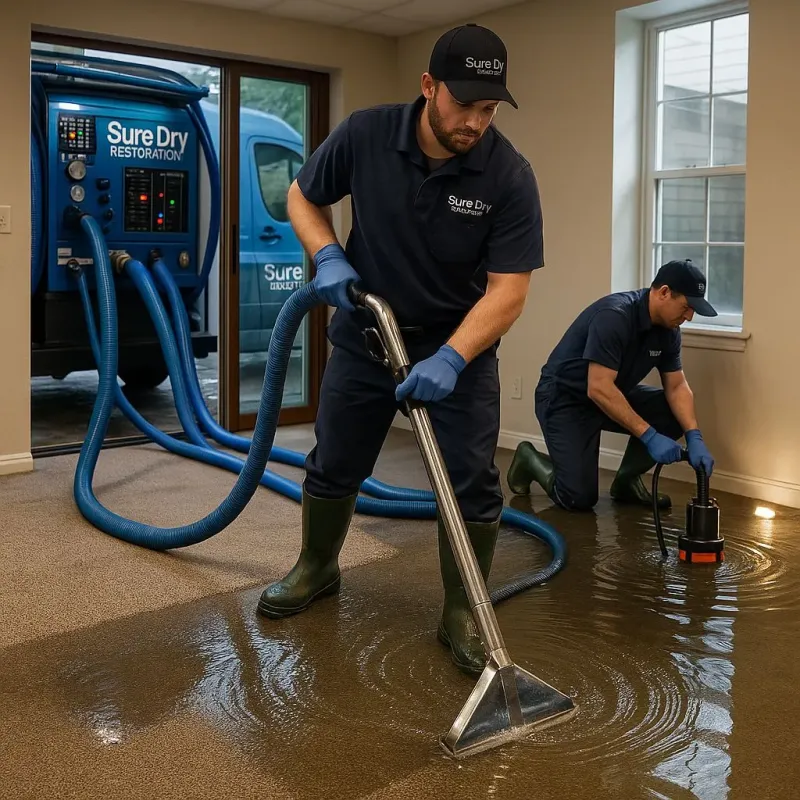 Water Extraction and Removal process in Le Claire, IA